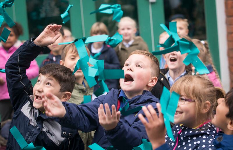 Children take part in a City of Culture event in Hull.