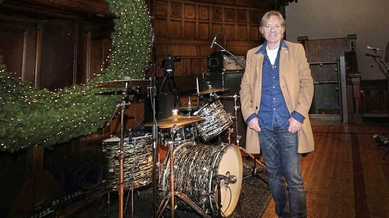 The Undertones drummer Billy Doherty pictured ahead of a recent performance by the band in Derry&#39;s Guildhall. Picture by Margaret McLaughlin 