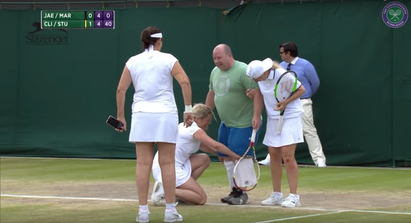 Kim Clijsters at Wimbledon