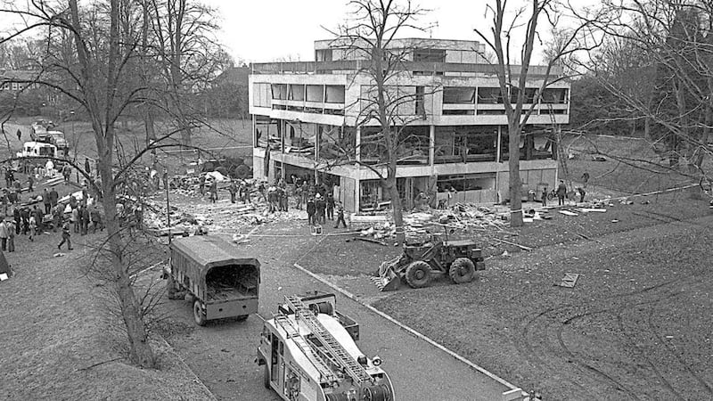 The Official IRA bombing of a barracks in Aldershot Barracks killed seven people 