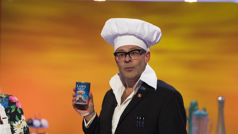 Anarchy is the hallmark of comedian Harry Hill&#39;s TV output, not least his madcap new Sky 1 cookery offering, Harry Hill&#39;s Tea Time 