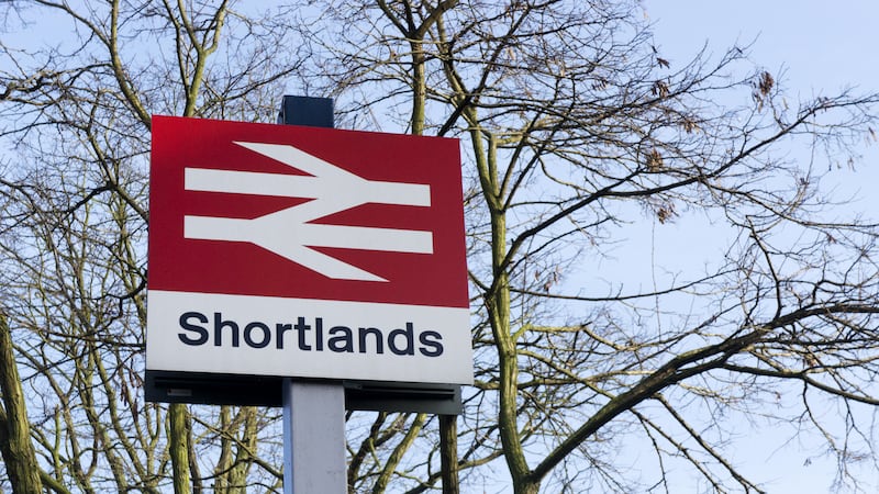 British Transport Police received reports of two men fighting while entering a train at Shortlands railway station in Bromley