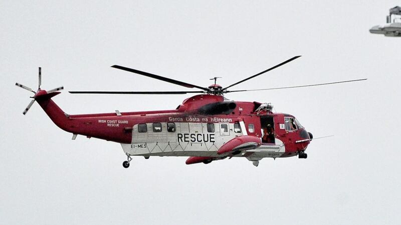 The Coastguard airlifted an Italian tourist to hospital after he slipped on rocks on Carrick-a-Rede Island off the north Antrim coast. File picture by Alan Lewis, Photopress 