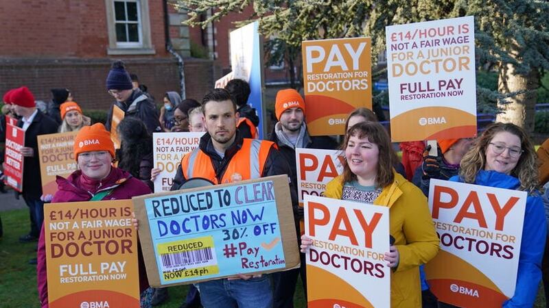 Junior doctors in Scotland are set to walk out next week if a pay dispute is not resolved (PA)