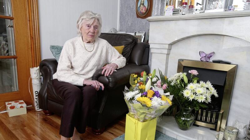 West Belfast pensioner Rosaleen Wilson, who was robbed twice in her home in two days, has appealed for the return of sentimental items which were taken. Picture Mal McCann. 