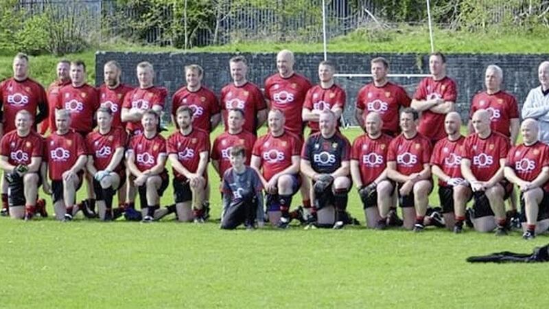 Down Masters take on All-Ireland champions Dublin Masters at Clonduff today, throw-in 3pm 