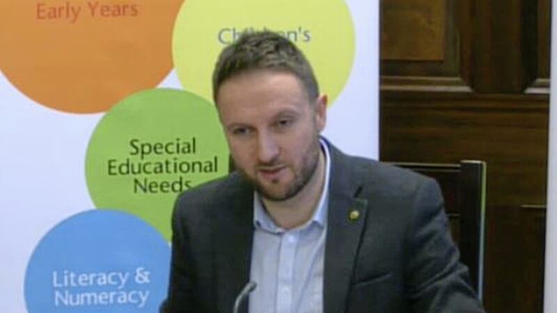 Chris Lyttle was a member of the Stormont education committee 