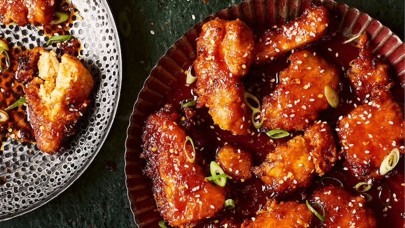 Crispy Korean-style ‘chicken’ wings from BOSH! Meat (Lizzie Mayson/PA)