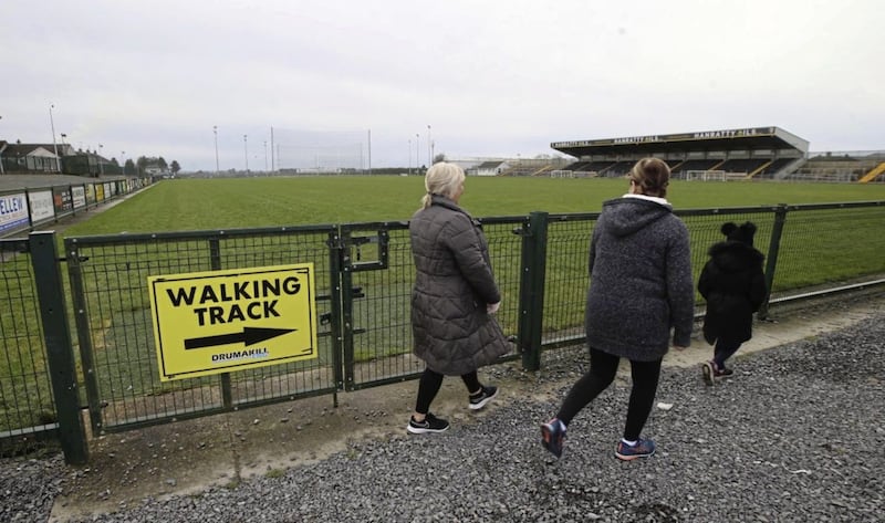 Crossmaglen Rangers GAC is among many clubs to have put in place a walking track for the community. Picture by Hugh Russell 