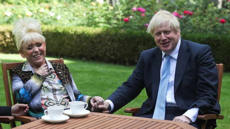 The husband of the former EastEnders and Carry On actress thanked Boris Johnson for meeting them on Monday to talk about dementia care.