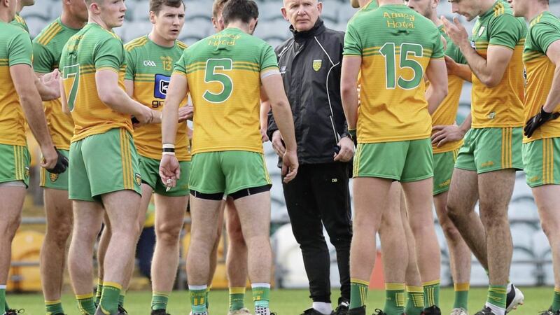 Donegal manager Declan Bonner insist there is &quot;change afoot&quot; to the All-Ireland series, regardless of whether Proposal B is adopted at tomorrow&#39;s Special Congress. Picture by Margaret McLaughlin 