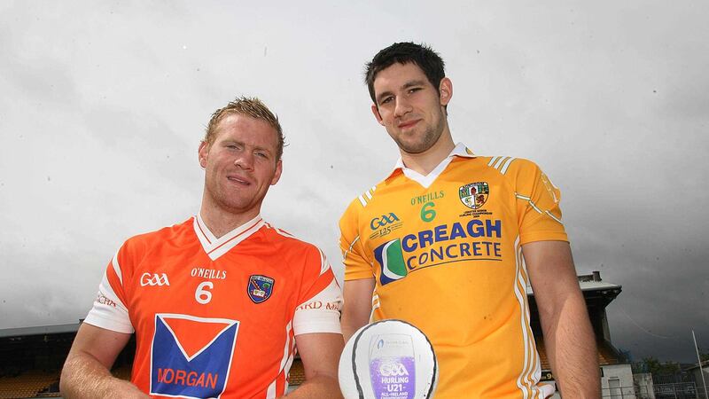 Middletown survived losing Shaun Toal and Nathan Curry, left, to progress to the Ulster Senior Hurling semi-finals