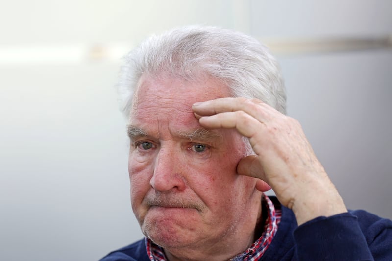 Eamonn Cairns the Father of murdered Cairns brothers Rory and Gerard, speaks to The Irish News.
PICTURE COLM LENAGHAN