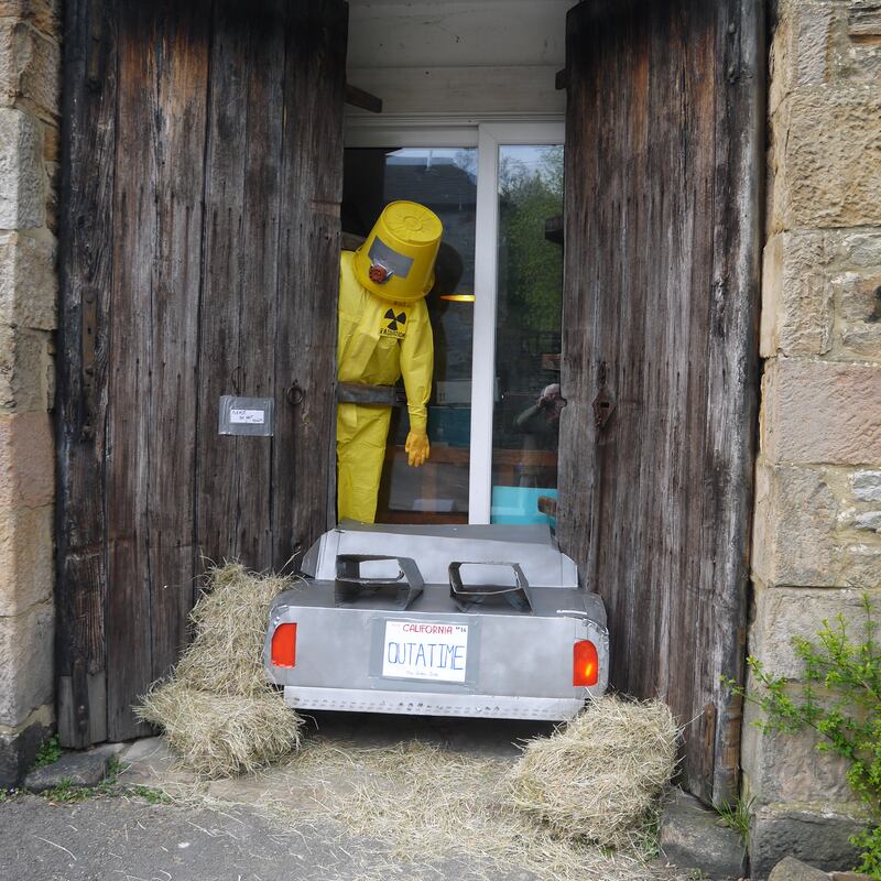 One of the scarecrows at the festival