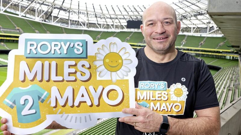 Pictured at the Aviva Stadium in Dublin, Rory Best as he launched details of &#39;Rory&rsquo;s Miles 2 Mayo&#39; a 300km walking trek for Cancer Fund for Children. Picture by Marc O&#39;Sullivan 