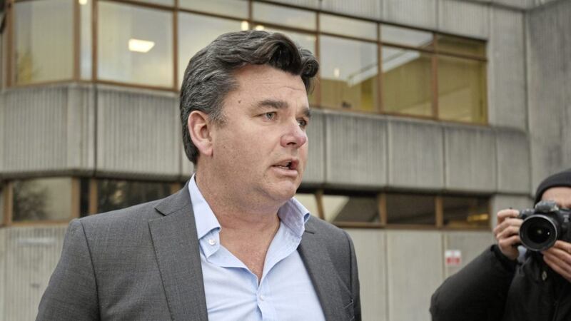 Former BHS owner Dominic Chappell outside Barkingside Magistrates&#39; Court. The Insolvency Service said it intends to ban Mr Chappell and three other former directors of BHS from serving as a company director for up to 15 years following its investigation into the chain&#39;s collapse. 