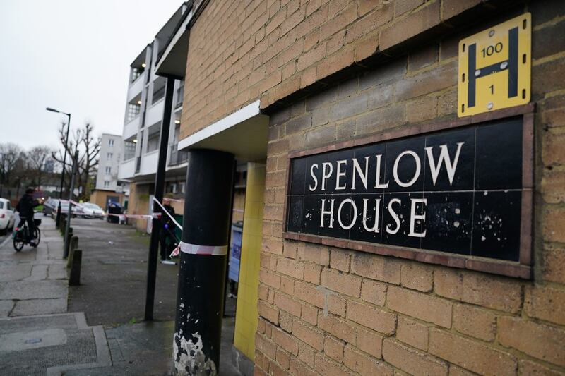 Officers attended the scene at Spenlow House in Jamaica Road shortly after 10pm