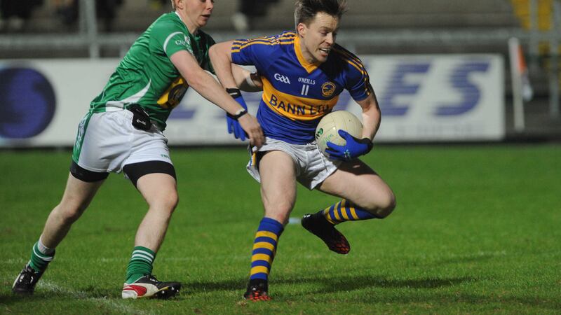 Paul Forker scored Maghery's second goal in the Armagh SFC clash against Granemore on Wednesday night<br />&nbsp;