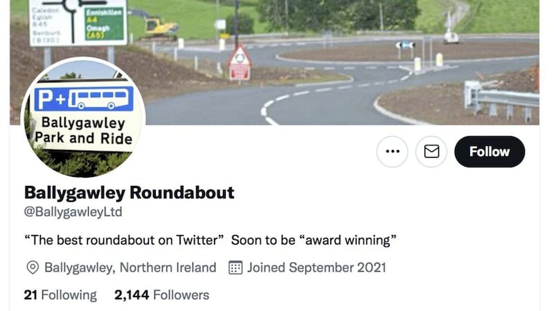 The Ballygawley Roundabout Twitter account has pledged to close itself down 