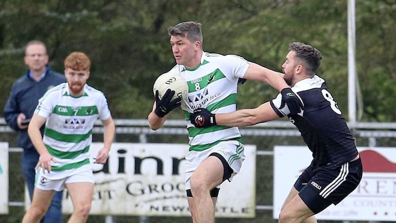 RGU Downpatrick, for whom former Down midfielder Peter Turley stars, have been expelled from the Down SFC after failing to fulfil their fixture with Carryduff owing to a &quot;cluster&quot; of Covid-19 in the town. 