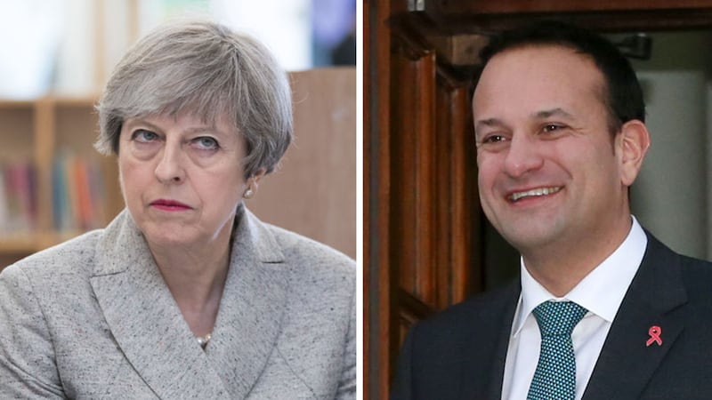 Theresa May has ruled out special status for the north while Taoiseach Leo Varadkar has said a hard border on Ireland is unacceptable&nbsp;