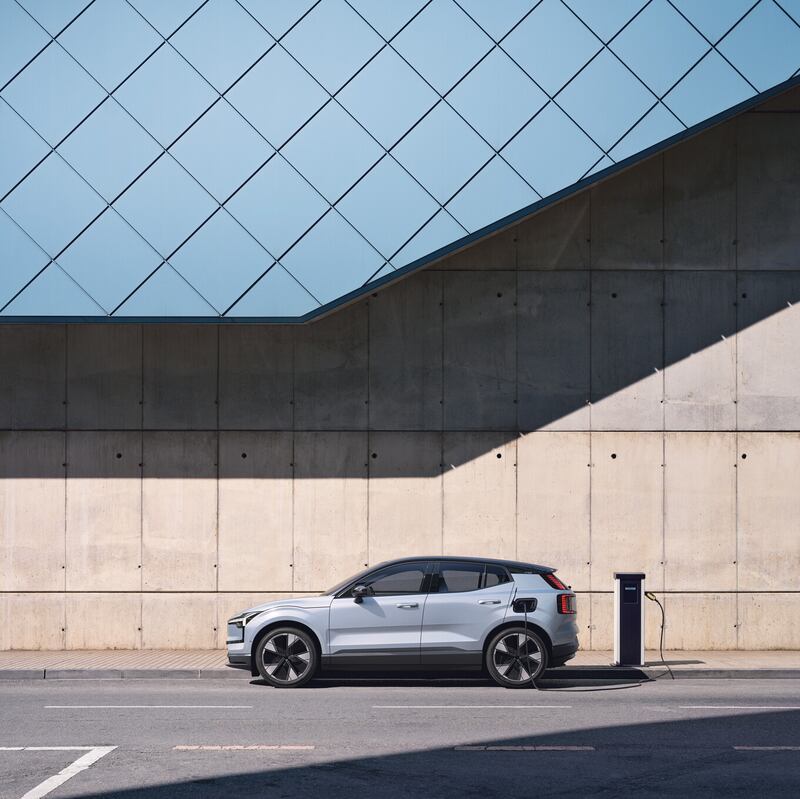 Although more sedate versions are available, the Volvo EX30 is available with all-wheel-drive and dual electric motors producing a beefy 428hp and a 0-60 time of just 3.4 seconds