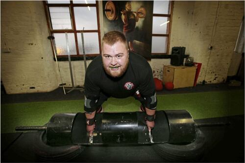 Strongman Michael Downey hoping to log top lift at championships 
