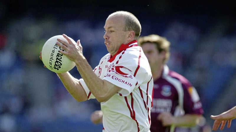 Peter Canavan is one of four Tyrone men in the forward line 