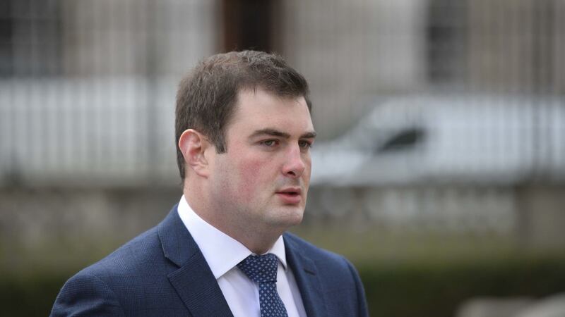 &nbsp;Rory Harrison denies perverting the course of justice and withholding information about the alleged rape in June 2016