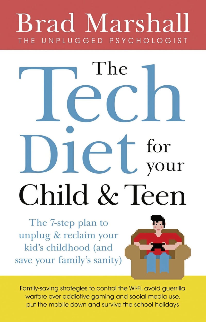 Undated Handout Photo of the cover of The Tech Diet for Your Child &amp; Teen by Brad Marshall. See PA Feature FAMILY Expert Lockdown Screen Time. Picture credit should read handout/ PA. WARNING: This picture must only be used to accompany PA Feature FAMILY Expert Lockdown Screen Time. 