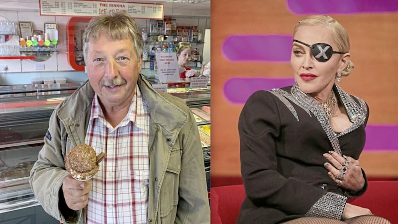 DUP MP Sammy Wilson and Madonna &ndash; neither has much truck with scientific opinion