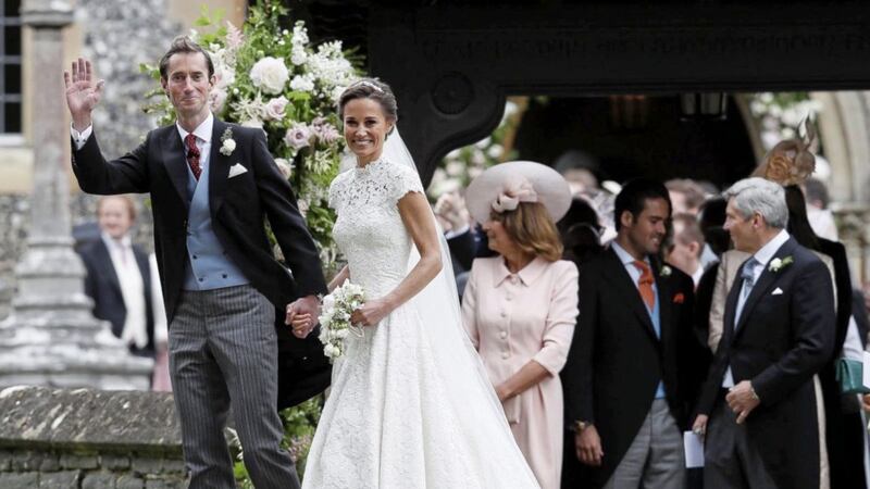 Pippa Middleton and James Matthews after their recent wedding 