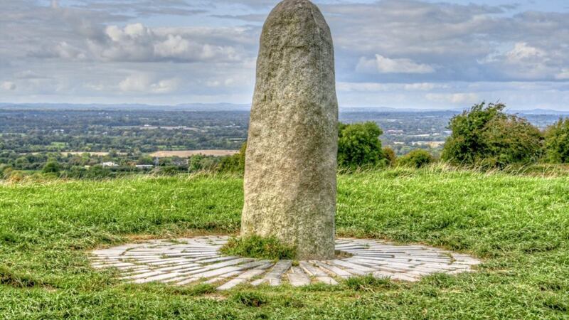 Lia F&aacute;il which sits on the Hill of Tara in Co Meath 