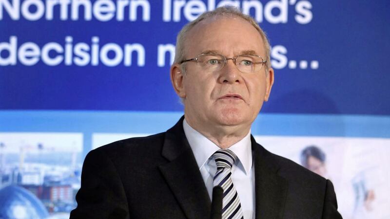 Former Deputy First Minister Martin McGuinness 