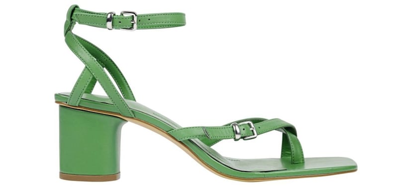 Marks and Spencer Square Toe Sandals, &pound;39.50, available from Marks and Spencer in March 