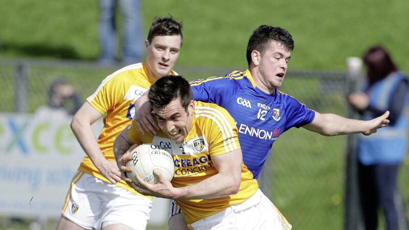 Kevin Niblock looks set to retire from Antrim duty because of injury. Picture by Cliff Donaldson 
