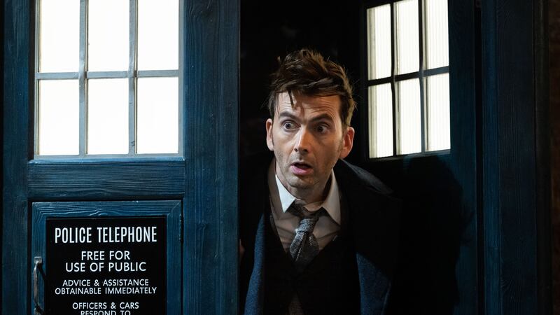 The clip features David Tennant, Catherine Tate and Ncuti Gatwa.