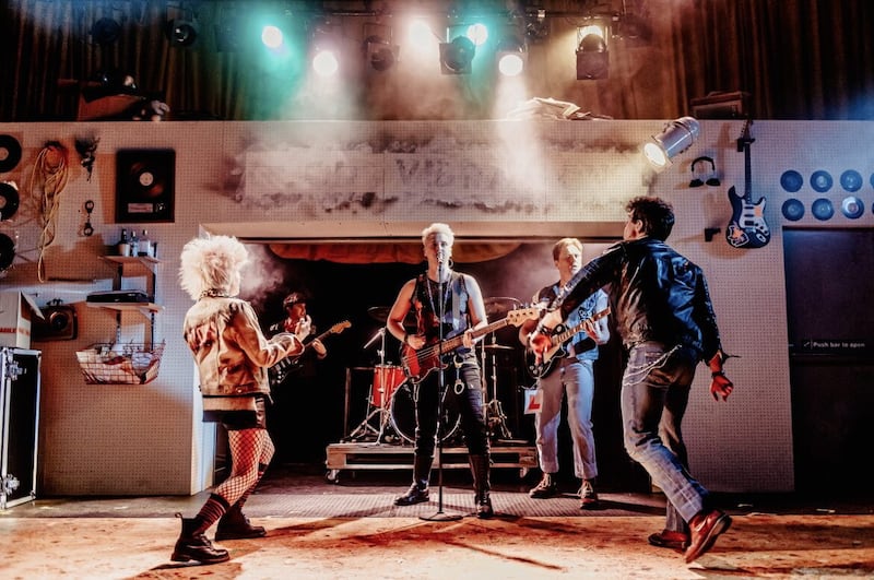 Good Vibrations, the story of Belfast&#39;s great godfather of punk, is at the Grand Opera House until May 20. Picture by Carrie Davenport 