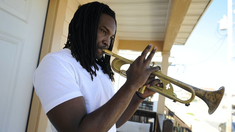 Shamarr Allen quickly ran out of trumpets he owned but was not using, but other people offered to help.