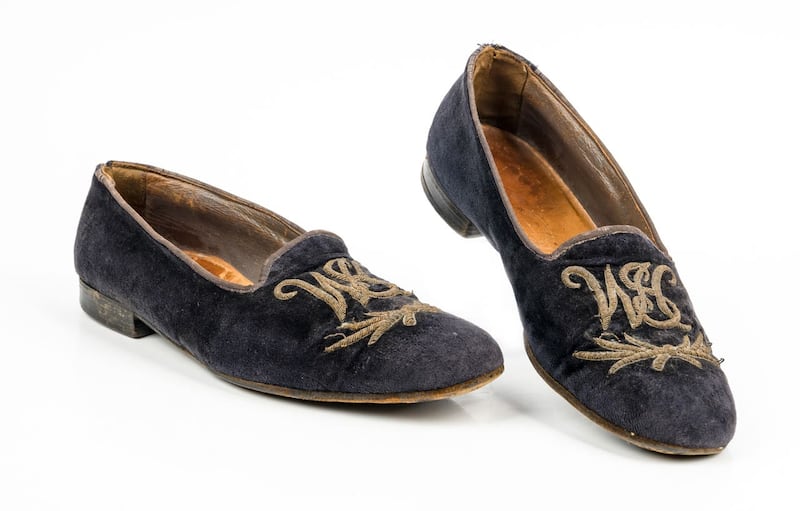 Churchill’s velvet slippers