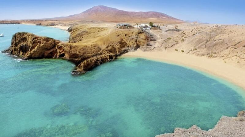 Papagayo beach in Lanzarote, the Canary Islands 