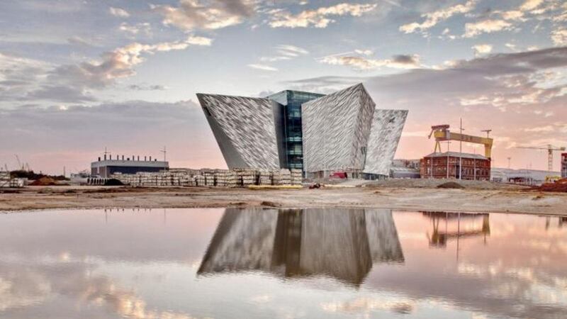 The &pound;90 million Titanic Belfast visitor attraction which standard testament to the rebirth of the city&#39;s waterfront 
