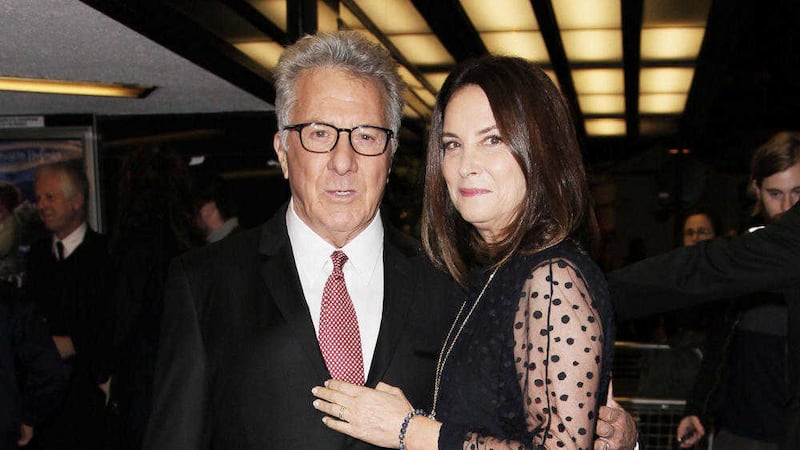 Dustin Hoffman and wife Lisa 