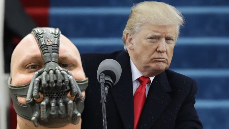 Watch Trump channel supervillain Bane from the Dark Knight Rises