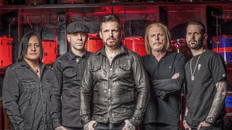 Black Star Riders (with Ricky Warick, middle) are back with their new album Another State of Grace 
