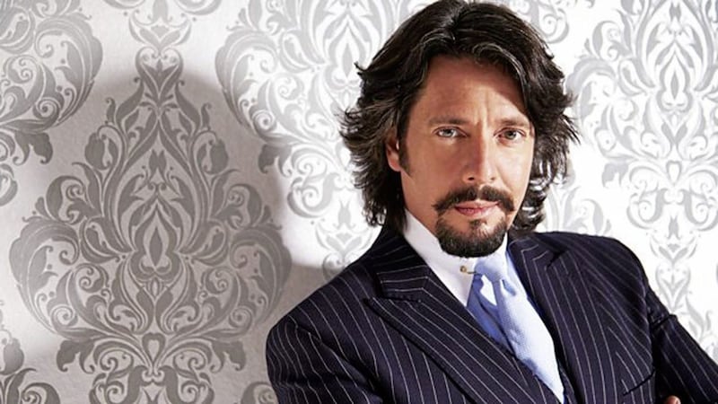 Laurence Llewelyn-Bowen has no choice but to embrace the colour grey in his barn conversion 