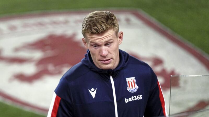 Derry native and Stoke City star James McClean has been targeted by offensive chanting 