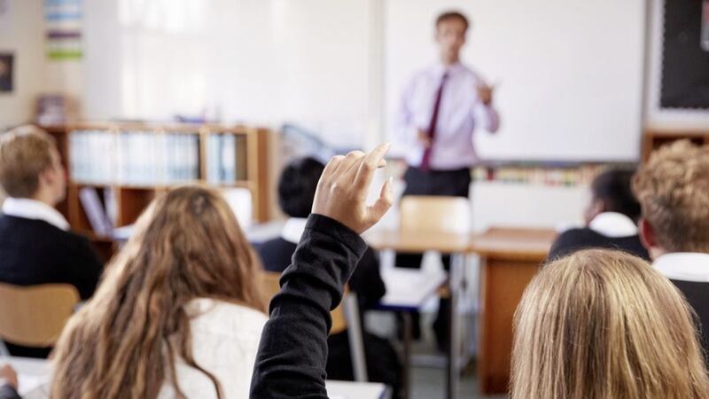 The number of male teachers has fallen to a record low 