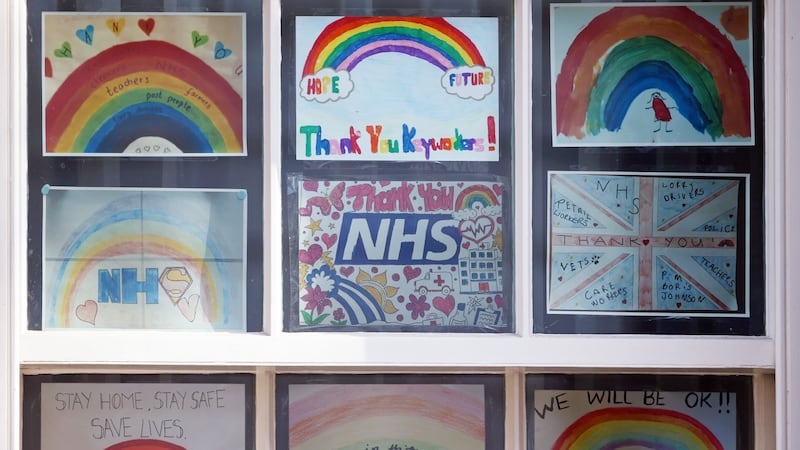 Nick Butterworth and Emer Stamp have created posters for supporters to colour in and display in their windows.