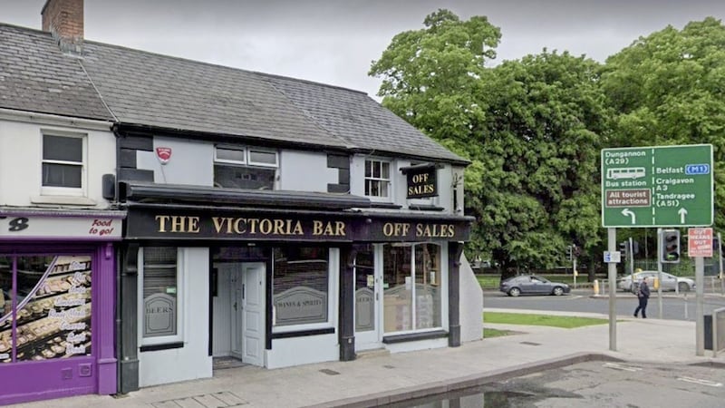 The Victoria Bar in Armagh, whose owner Bill Currie has been fined for operating as an illegal bookmaker 